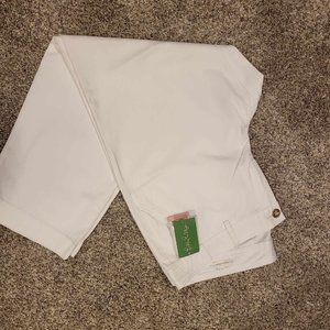 Lilly Pulitzer White Crop Pants